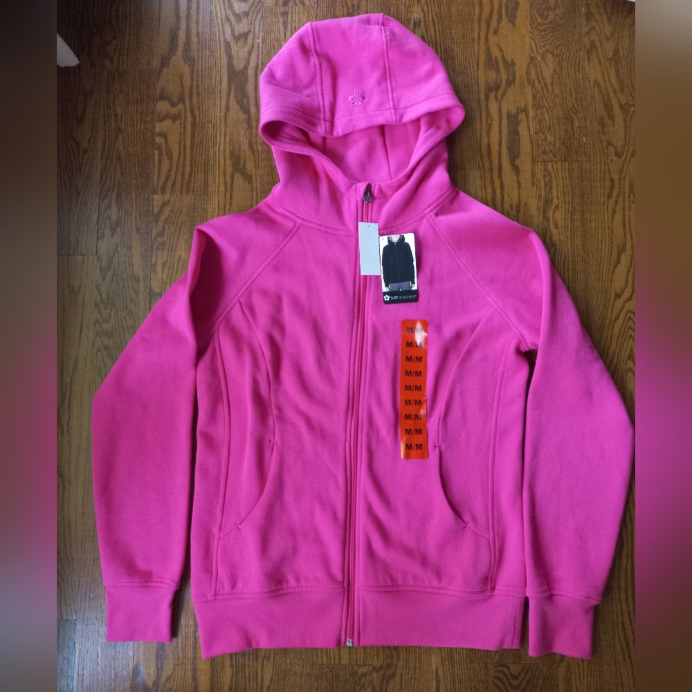 M❤️Pink Women Tuff Athletics Hoodie - Picture 1 of 8